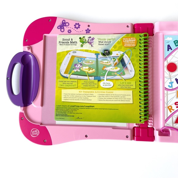 Leap Frog Leap Start Electronic Learning Toy Game Preschool Book Reading Pink - Picture 4 of 8